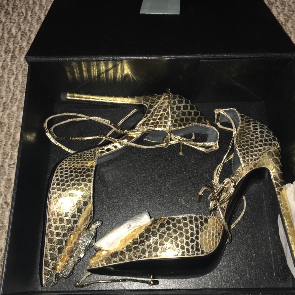 Jennifer Le Gold studded heels